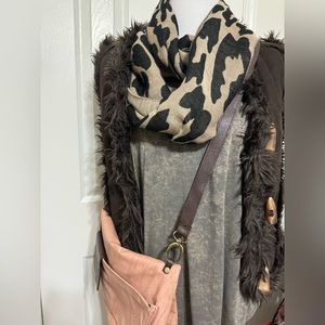 Banana Republic animal print scarf